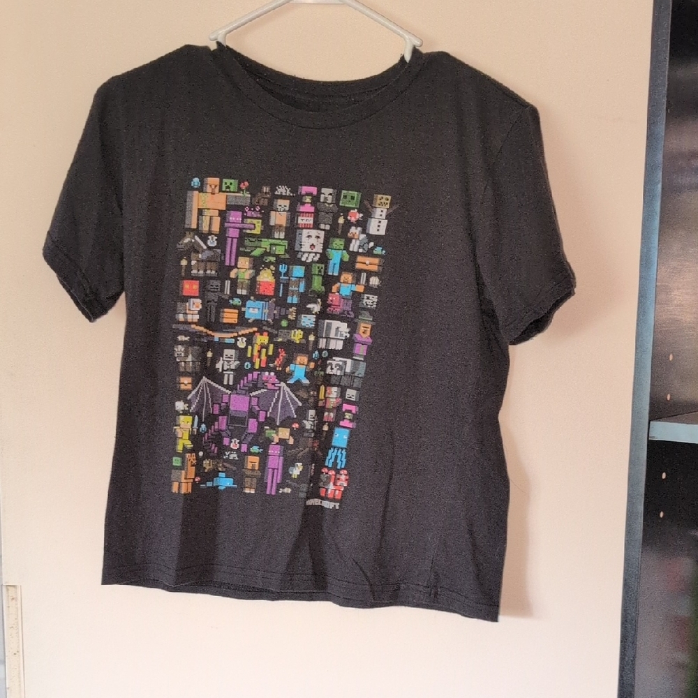 Colorful Graphic Kids T-Shirt - Black